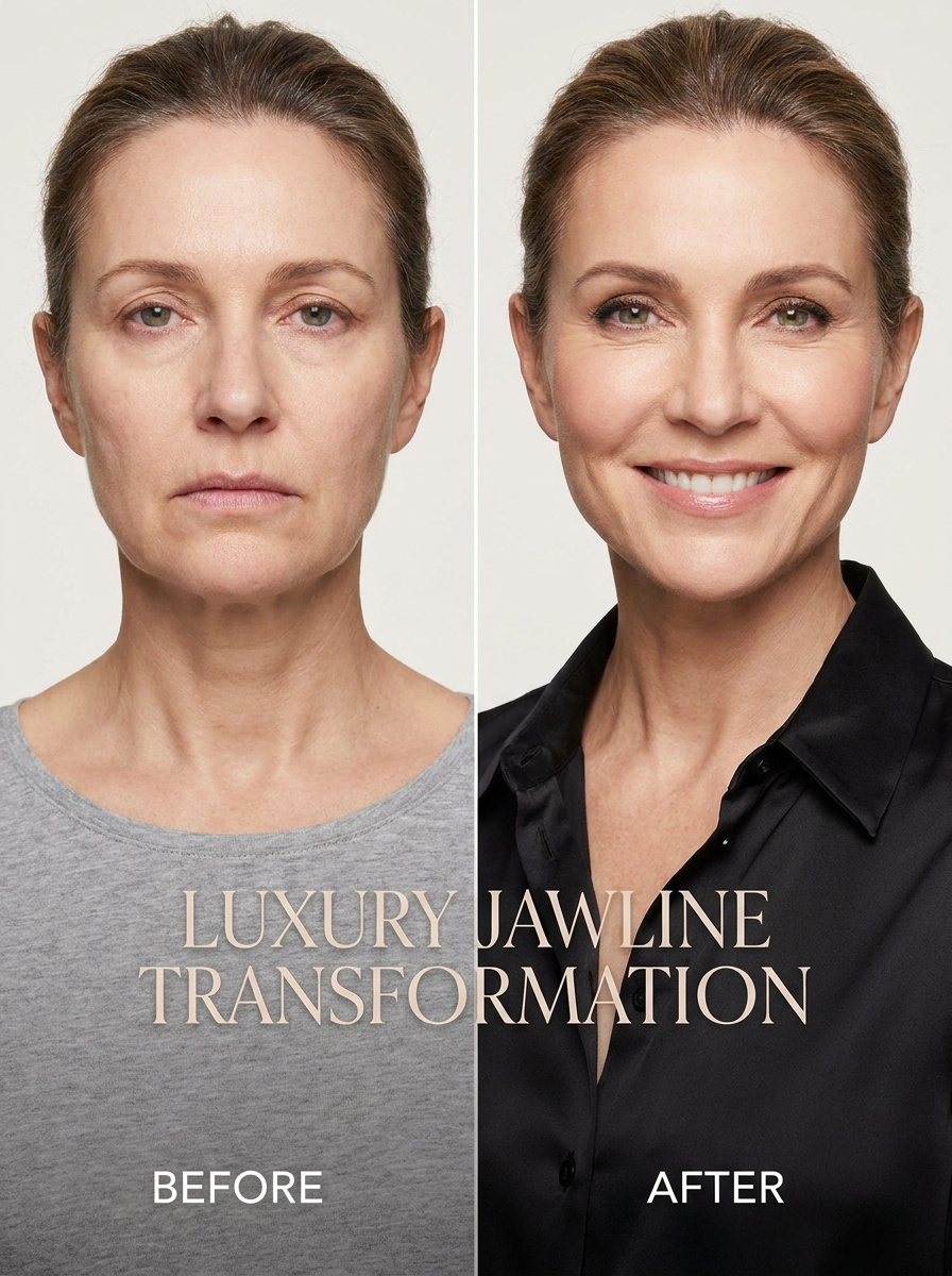 LUMIQ FaceLift Pro™ — Before and After results Week 1 vs Week 4